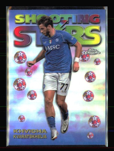 Khvicha Kvaratskhelia 2023 Topps Chrome UEFA