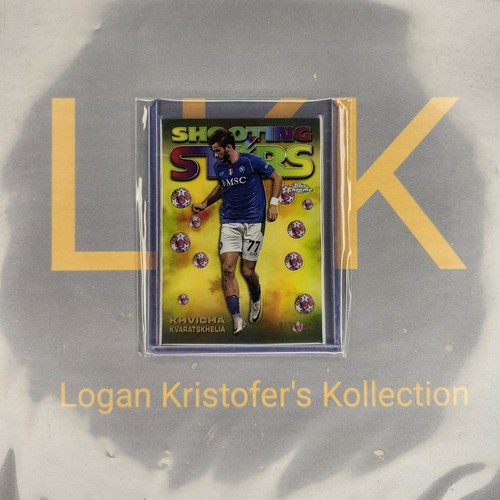 Khvicha Kvaratskhelia 2023 Topps Chrome Yellow /125