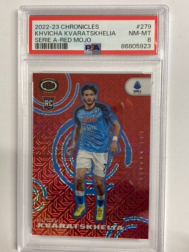 Khvicha Kvaratskhelia 2022 Panini Chronicles Red