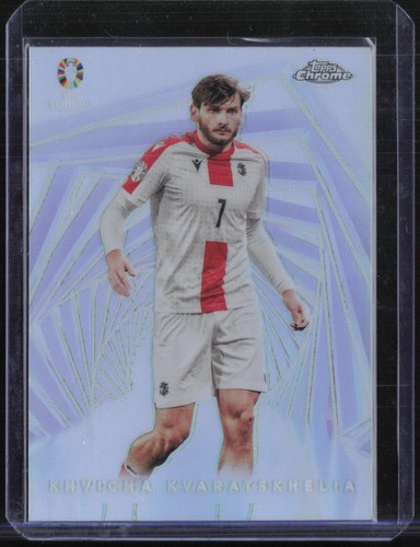 Khvicha Kvaratskhelia 2024 Topps Cromo UEFA
