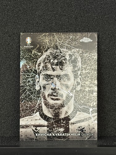 Khvicha Kvaratskhelia 2024 Topps Cromo UEFA Euro