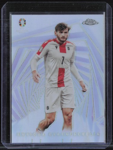 Khvicha Kvaratskhelia 2024 Topps Cromo UEFA Euro