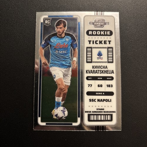 Khvicha Kvaratskhelia 2022 Panini Donruss Elite