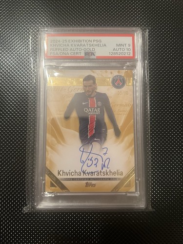 Khvicha Kvaratskhelia 2024 Topps Exhibition /10