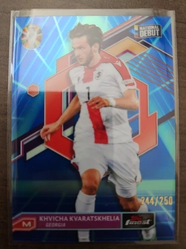 Khvicha Kvaratskhelia 2023 Topps Finest /250