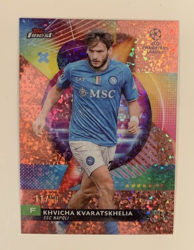 Khvicha Kvaratskhelia 2024 Topps Finest /50