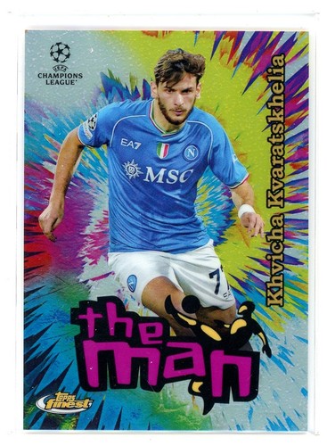Khvicha Kvaratskhelia 2023 Topps Finest
