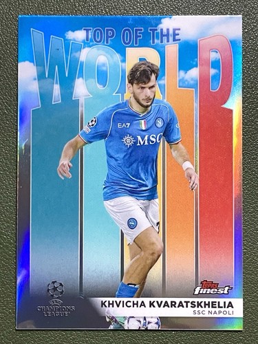 Khvicha Kvaratskhelia 2023 Topps Finest