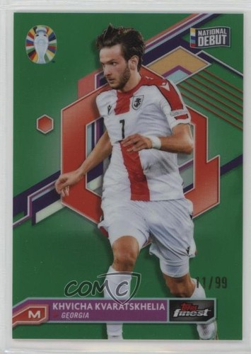 Khvicha Kvaratskhelia 2023 Topps Finest /99