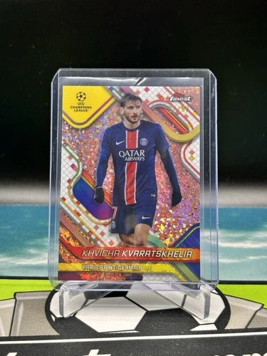 Khvicha Kvaratskhelia 2025 Topps Finest Oro /50
