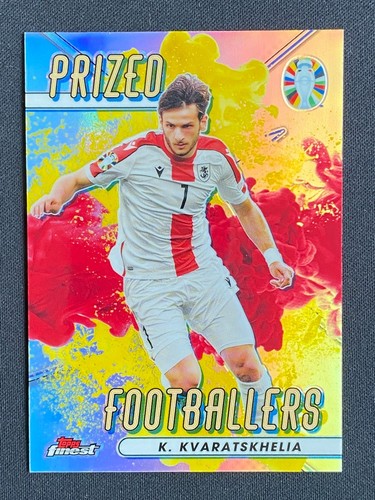 Khvicha Kvaratskhelia 2023 Topps Finest Oro Rosso