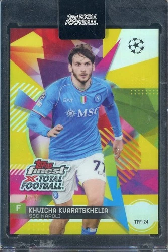 Khvicha Kvaratskhelia 2024 Topps Finest X Oro /5