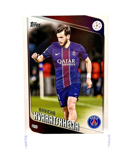 Khvicha Kvaratskhelia 2025 Topps Flagship /25