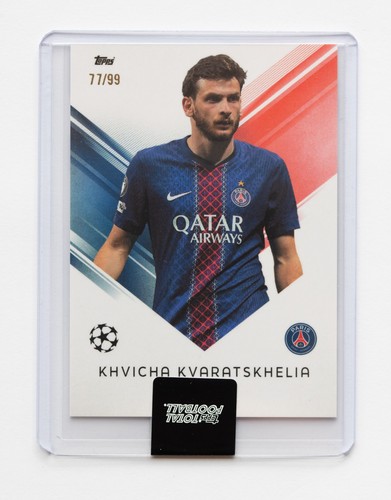 Khvicha Kvaratskhelia 2025 Topps Fútbol Total /99