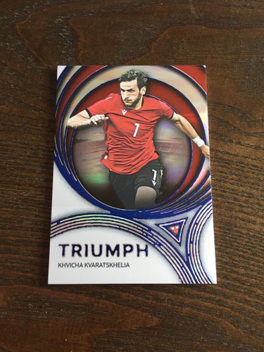 Khvicha Kvaratskhelia 2025 Panini Futera Sapphire /8