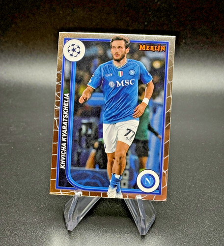 Khvicha Kvaratskhelia 2023 Topps Merlin Chrome #123