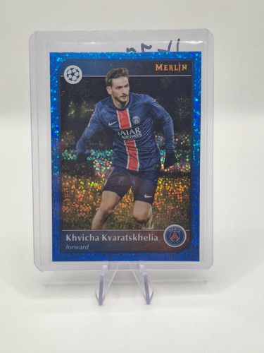 Khvicha Kvaratskhelia 2024 Topps Merlin Chrome /150