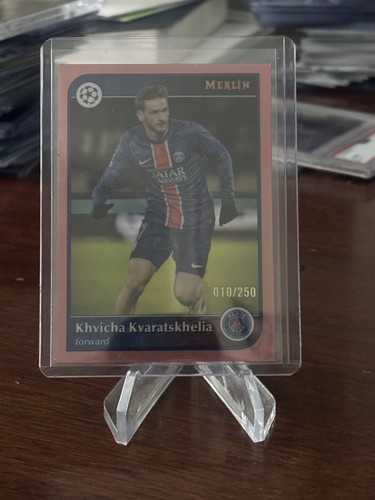 Khvicha Kvaratskhelia 2024 Topps Merlin Chrome /250