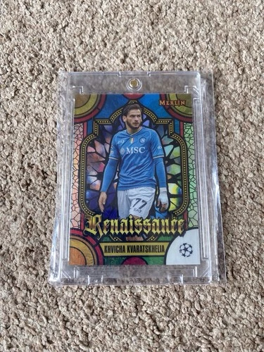 Khvicha Kvaratskhelia 2023 Topps Merlin Chrome Base