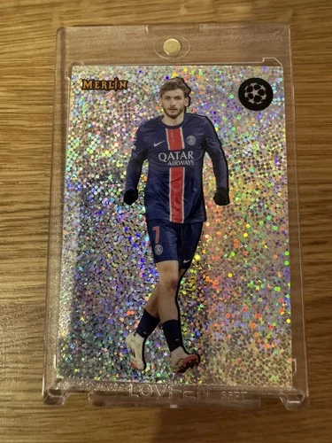 Khvicha Kvaratskhelia 2024 Topps Merlin Chrome