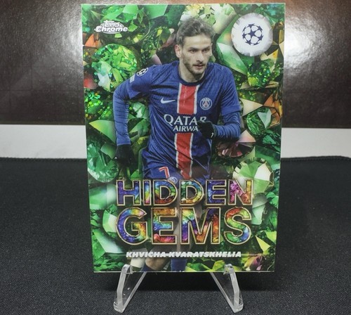 Khvicha Kvaratskhelia 2024 Topps Merlin Chrome