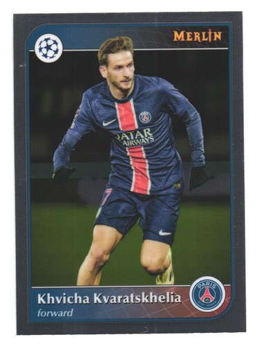 Khvicha Kvaratskhelia 2024 Topps Merlin Chrome