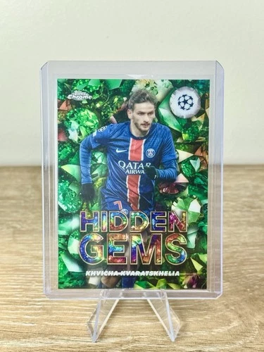 Khvicha Kvaratskhelia 2025 Topps Merlin Chrome