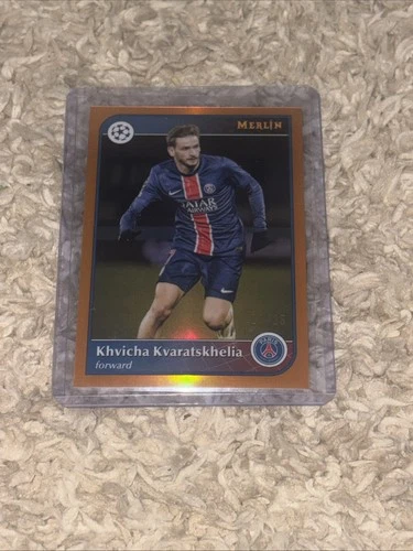Khvicha Kvaratskhelia 2024 Panini Merlin Chrome