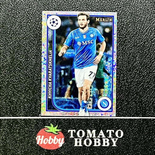 Khvicha Kvaratskhelia 2023 Topps Merlin Chrome Refractor /150