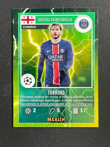 Khvicha Kvaratskhelia 2024 Topps Merlin MG-47