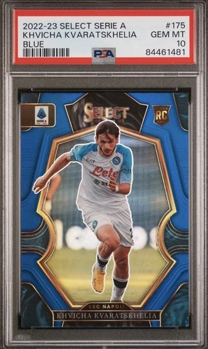 Khvicha Kvaratskhelia 2023 Panini Select Azul