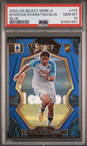 Khvicha Kvaratskhelia 2022 Panini Select Blue