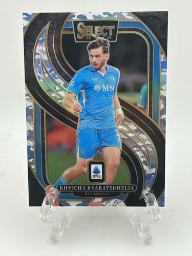 Khvicha Kvaratskhelia 2024 Panini Select Invierno Camuflaje /30