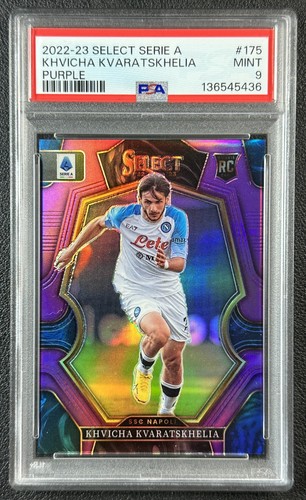 Khvicha Kvaratskhelia 2022 Panini Select Purple /49