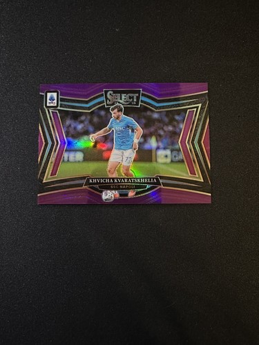 Khvicha Kvaratskhelia 2024 Panini Select Purple /49