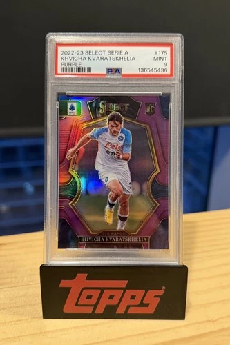 Khvicha Kvaratskhelia 2022 Panini Select Purple /49