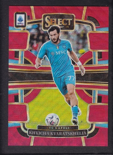 Khvicha Kvaratskhelia 2023 Panini Select Roja /49