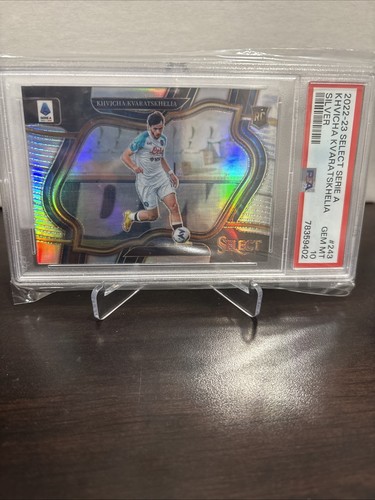 Khvicha Kvaratskhelia 2023 Panini Select Silver Prizm