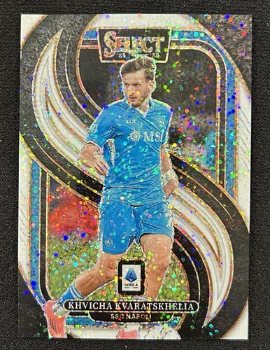 Khvicha Kvaratskhelia 2024 Panini Select White Sparkle