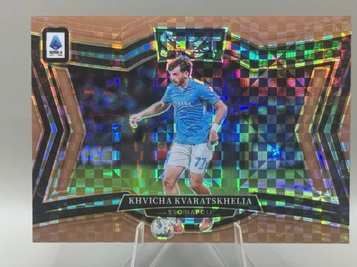 Khvicha Kvaratskhelia 2024 Panini Seleziona Bronzo Checker /45