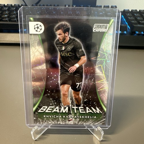Khvicha Kvaratskhelia 2023 Topps Stadium Chrome 1:4800