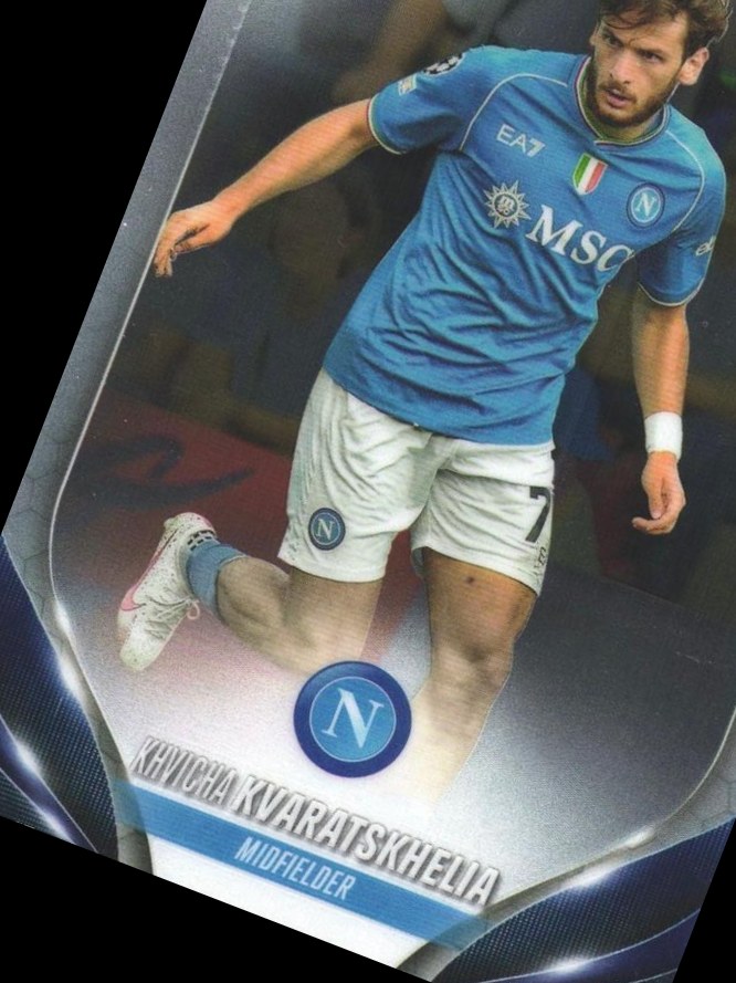 Khvicha Kvaratskhelia 2023 Topps Chrome UEFA Club Competitions