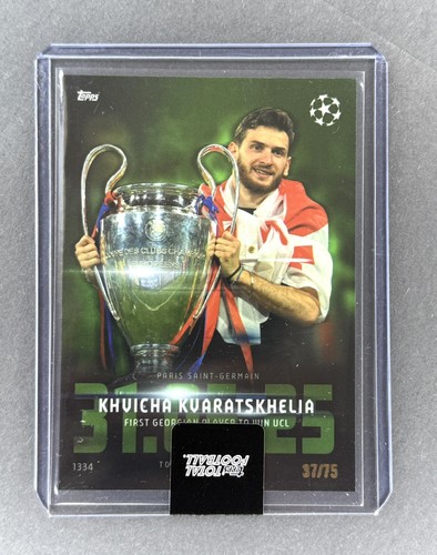 Khvicha Kvaratskhelia 2024 Topps Total Football /75