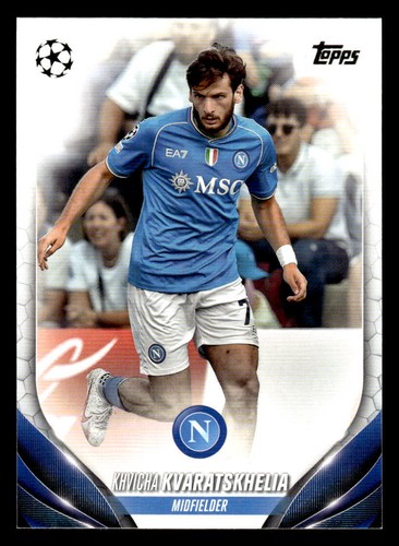 Khvicha Kvaratskhelia 2023 Topps UEFA Club Competitions