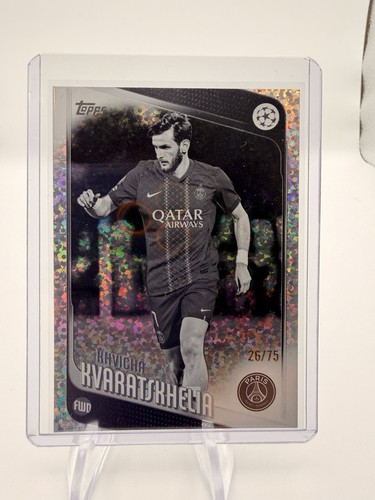 Khvicha Kvaratskhelia 2025 Topps UEFA Club Competitions /75