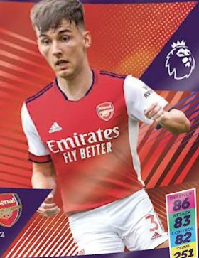 Kieran Tierney 2021 Panini Adrenalyn XL Premier League