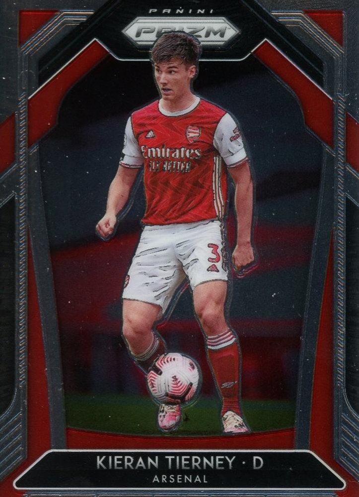 Kieran Tierney 2020 Panini Prizm Premier League 34