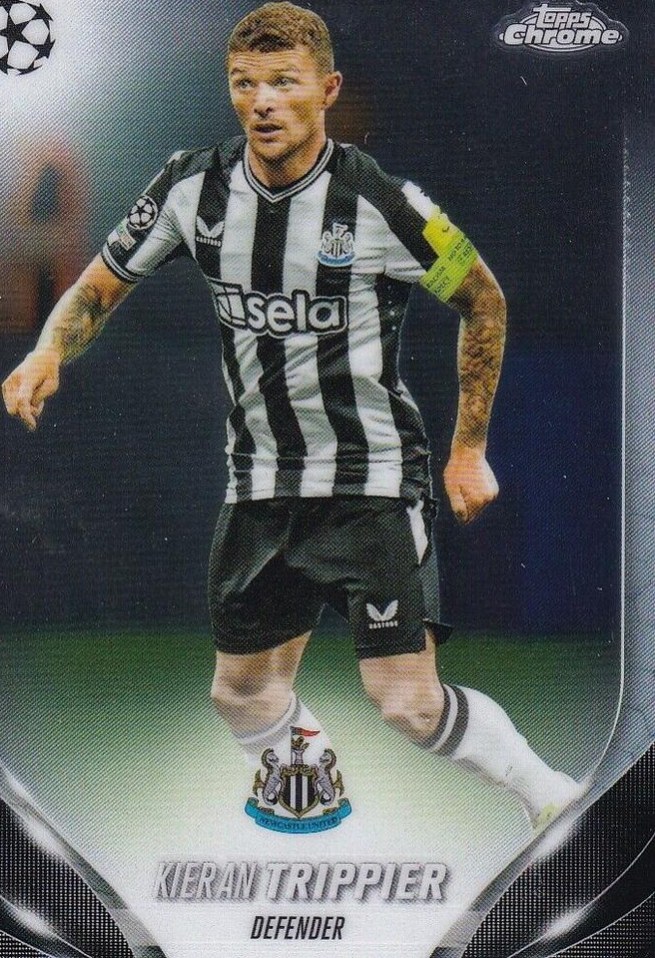 Kieran Trippier 2023 Topps Chrome UEFA Club Competitions