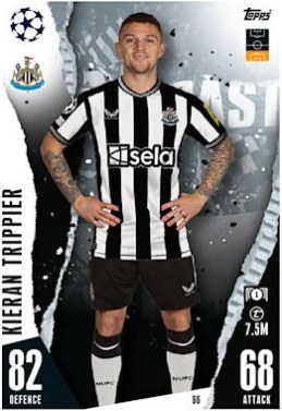 Kieran Trippier 2023 Topps Match Attax UEFA Club Competitions