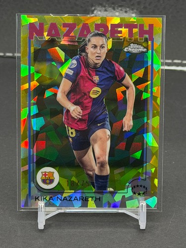 Kika Nazareth 2024 Topps Chrome Yellow Sapphire /75